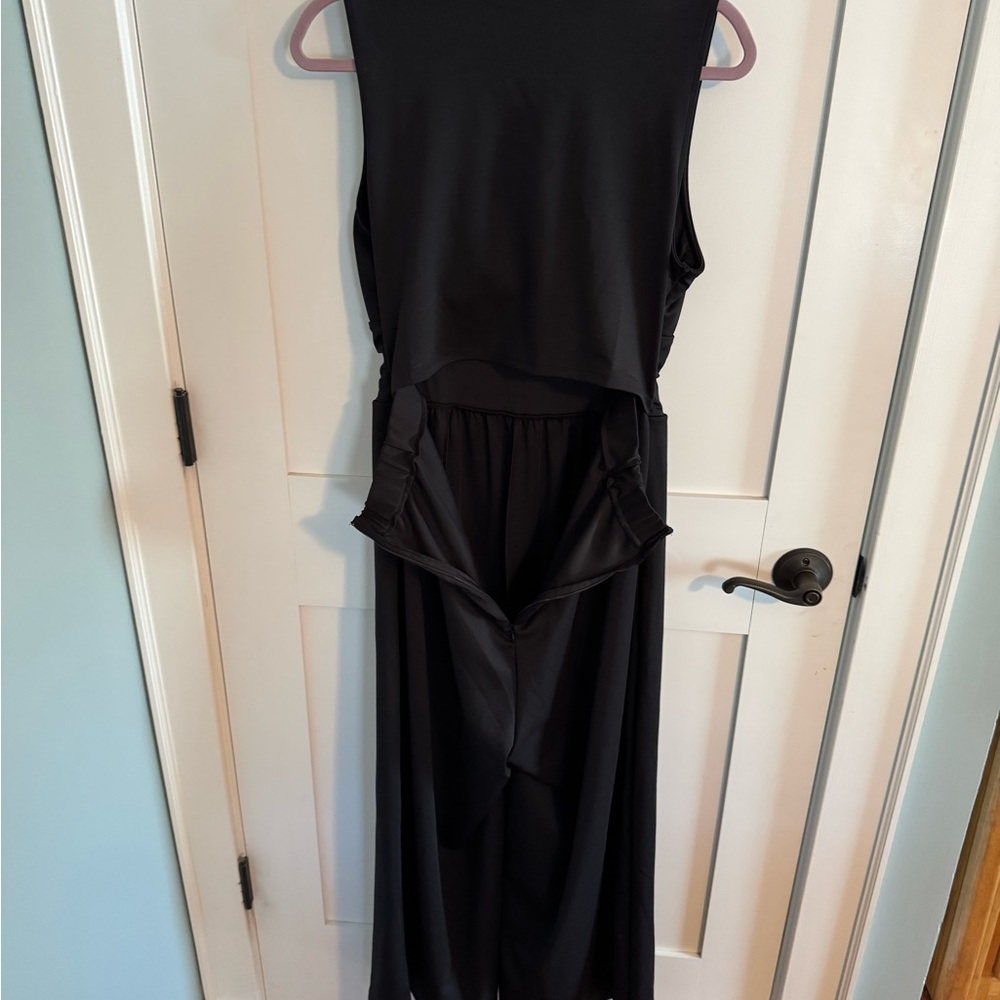 Halara Elegant Easy Peezy Black Women's Jumpsuit new with tags large petite - Picture 6 of 9